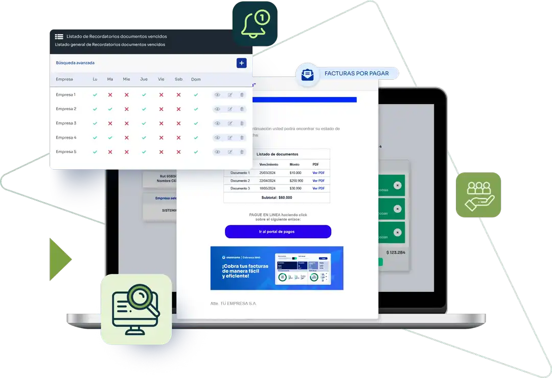 programacion y notificaciones de cobranza